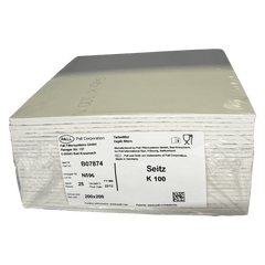 K 100 Seitz/Pall Filterschichten 200x200 mm Filterschichten für Weinfiltration