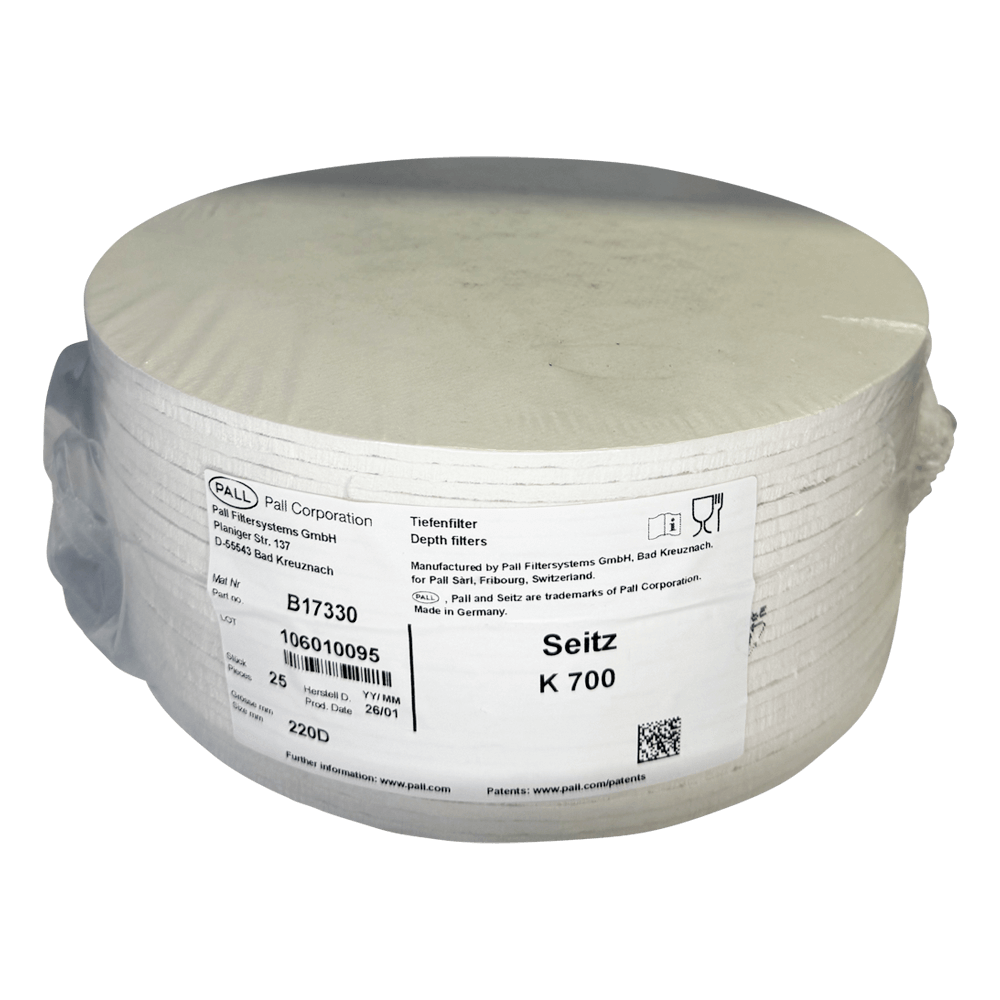 K700 Seitz Pall Rundfilter 220 mm Filterschichten für Weinfiltration