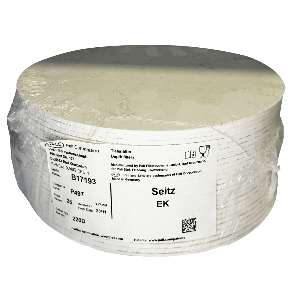 EK Seitz Pall Rundfilter 220 mm Filterschichten für Weinfiltration