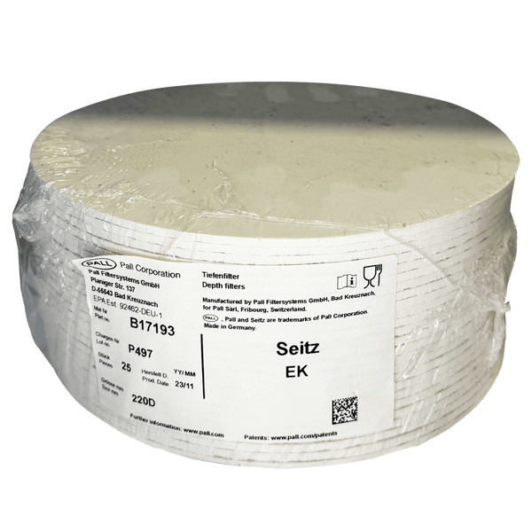 EK Seitz Pall Rundfilter 220 mm Filterschichten für Weinfiltration