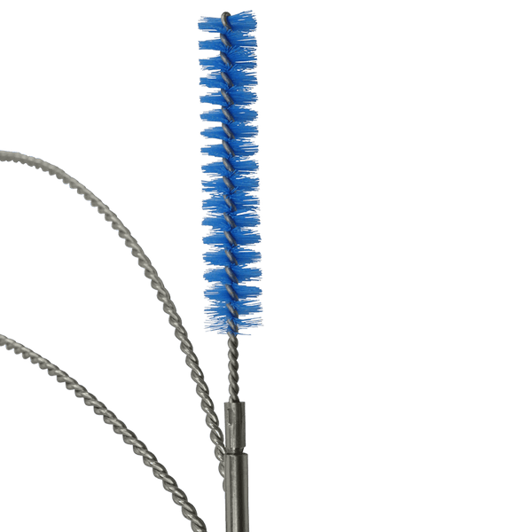 Standrohrbürste mit Edelstahlstiel zur Reinigung von Standrohren