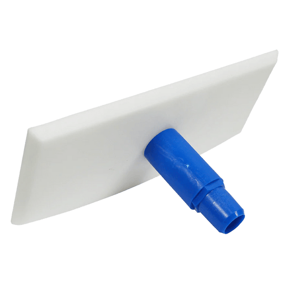 FBK Hefeschieber aus PP Kunststoff für Kellereiarbeiten, hintere Ansicht.