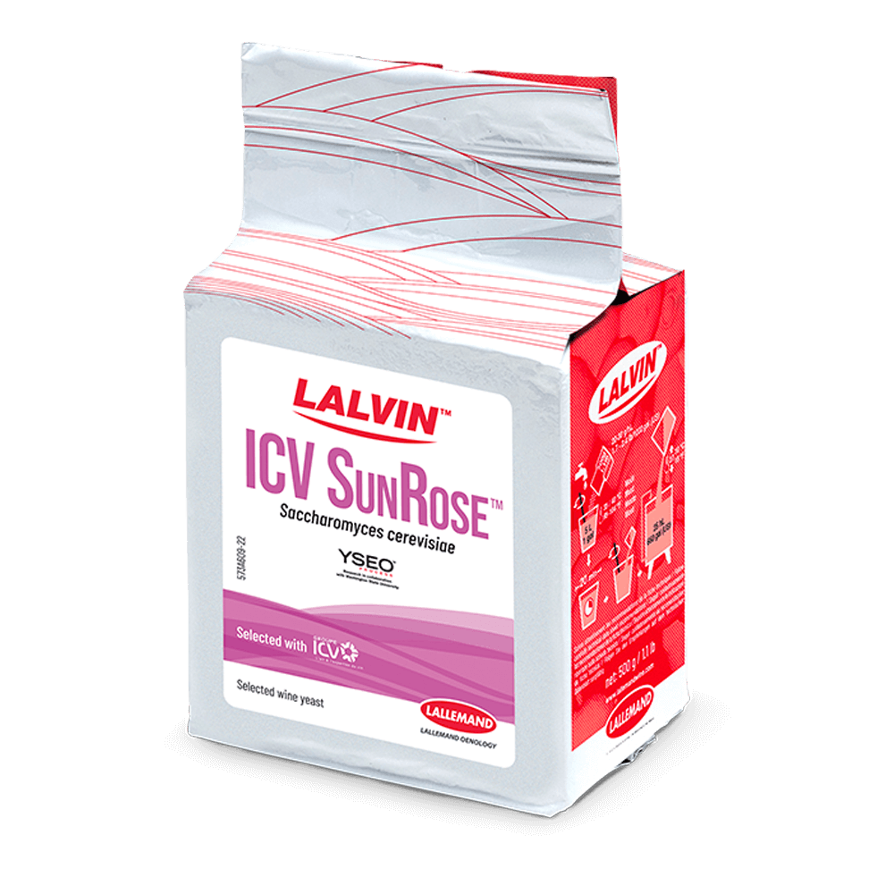 LALVIN ICV SunRose ist ein aus der Natur selektierter Weinhefestamm zur Vergärung hochwertiger Roséweine.