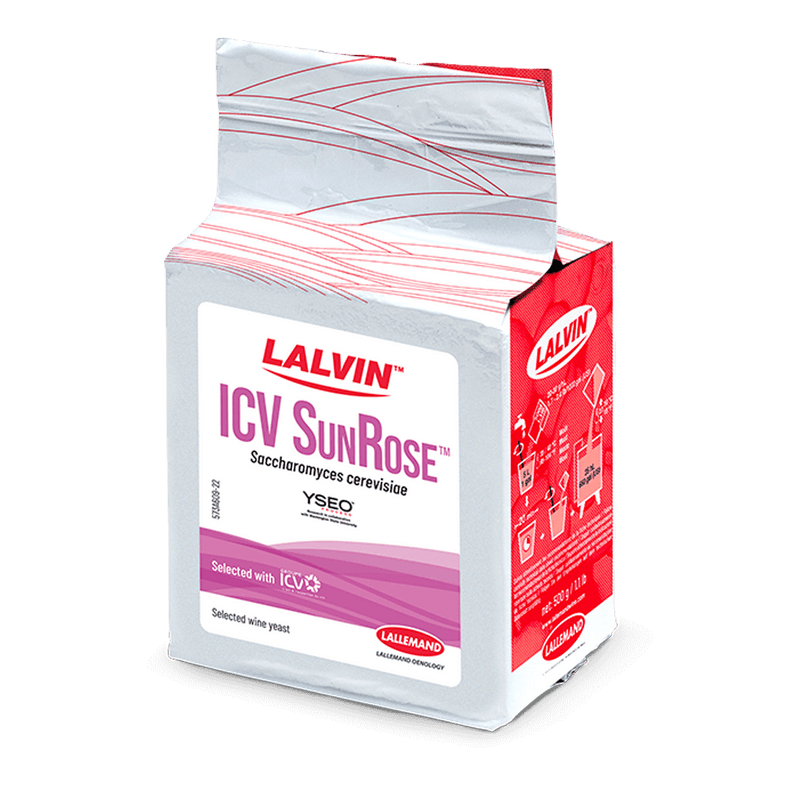 LALVIN ICV SunRose ist ein aus der Natur selektierter Weinhefestamm zur Vergärung hochwertiger Roséweine.