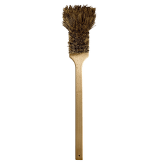 Longue brosse à manche en fibres naturelles