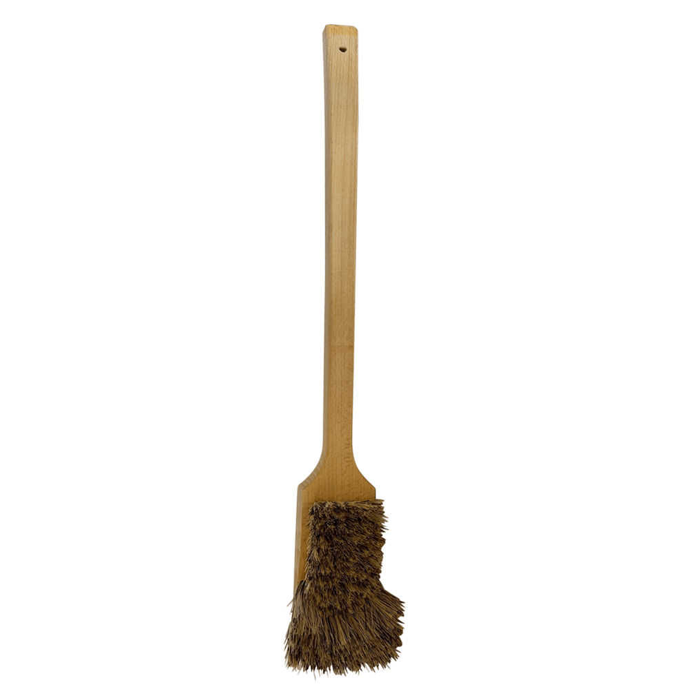 Stielbürste mit Naturfasern 600 mm für Kellerreinigung