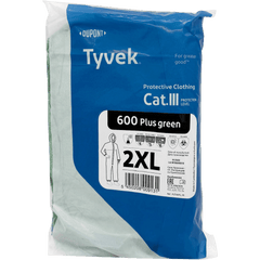 DuPont Tyvek 600 Plus Schutzanzug grün Verapckung