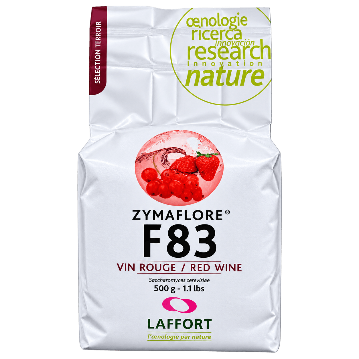 Laffort F83 – Weinhefe für die professionelle Weinbereitung zur Unterstützung einer zuverlässigen alkoholischen Gärung und optimalen Aromaentwicklung.
