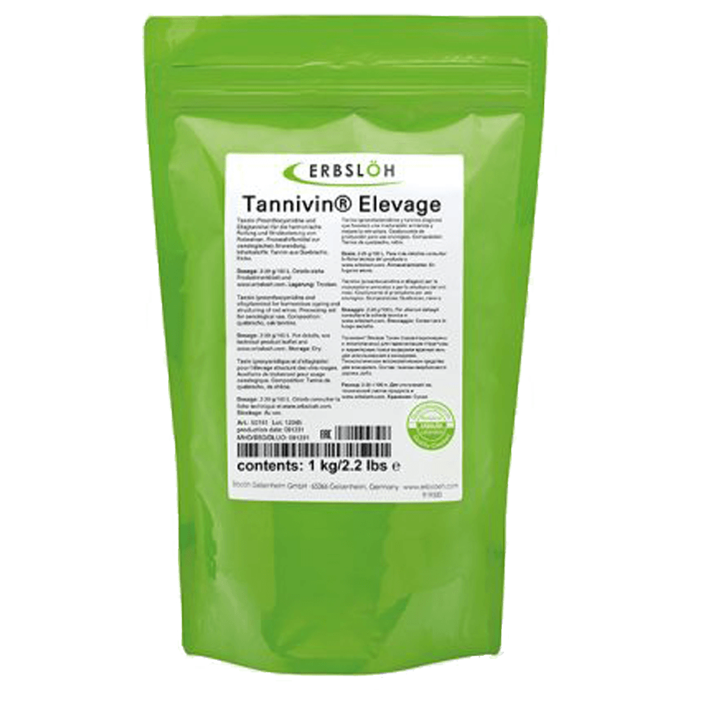 Erbslöh Tannivin® Elevage, önologisches Tannin für den Weinausbau zur Unterstützung von Struktur, Mundgefühl und harmonischer Reifung.