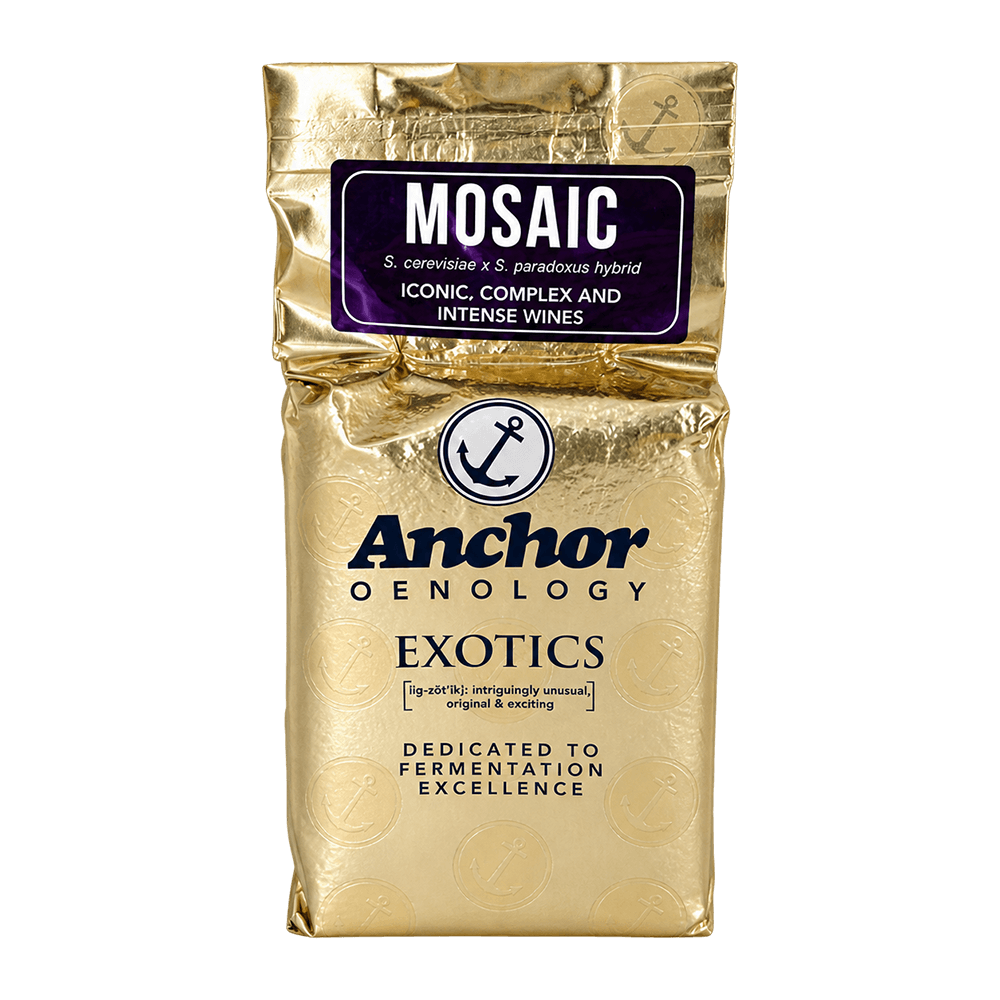 ANCHOR EXOTICS MOSAIC Hybrid-Weinhefe für aromatische Weiß- und Rotweine 250 g