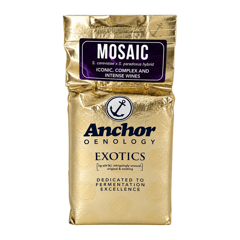 ANCHOR EXOTICS MOSAIC Hybrid-Weinhefe für aromatische Weiß- und Rotweine 250 g