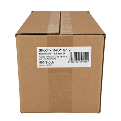 Sticofix 2 ist als Kartonware erhältlich.