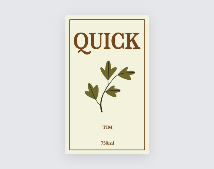 Custom label design