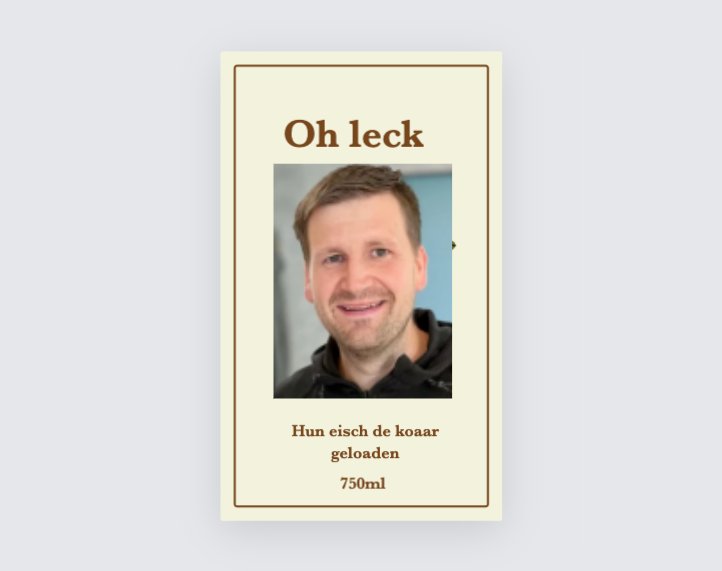 Custom label design