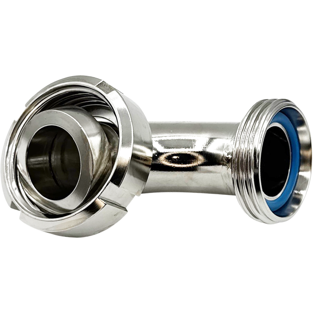 V2a Weiterleitungsbogen 90°/45° Mutterteil x Mutterteil