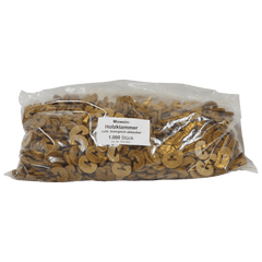 Verpackungseinheit 1.000 Stück Mowein Holzklammern.