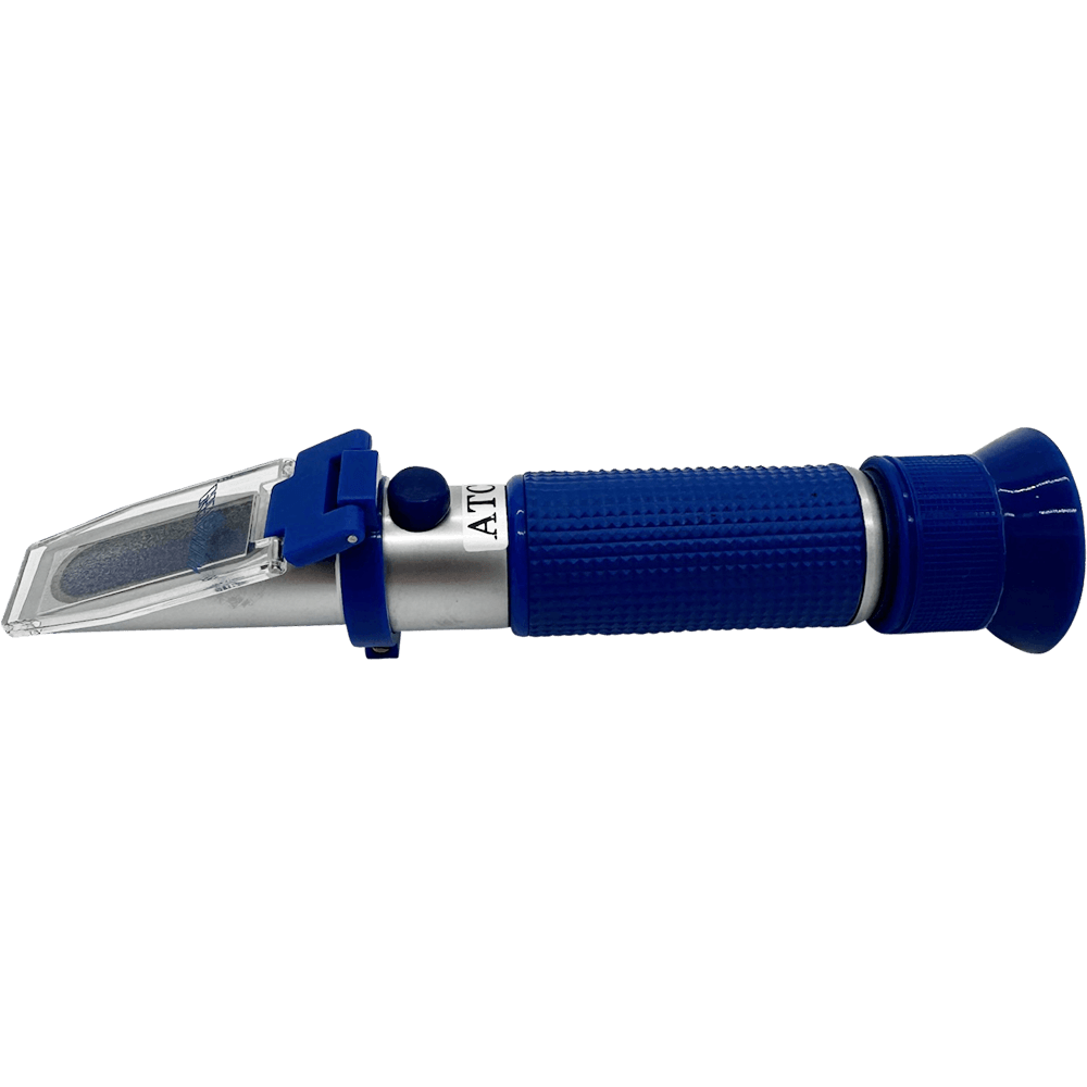 Refraktometer 0 bis 130 Oechsle mit ATC inklusive Pipette Reinigungstuch und Koffer