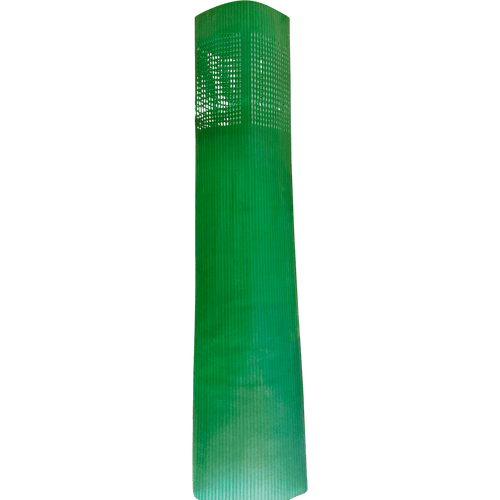 DuoTub 60 cm Rebschutzsäule mit Lochung grün, Gesamtansicht.