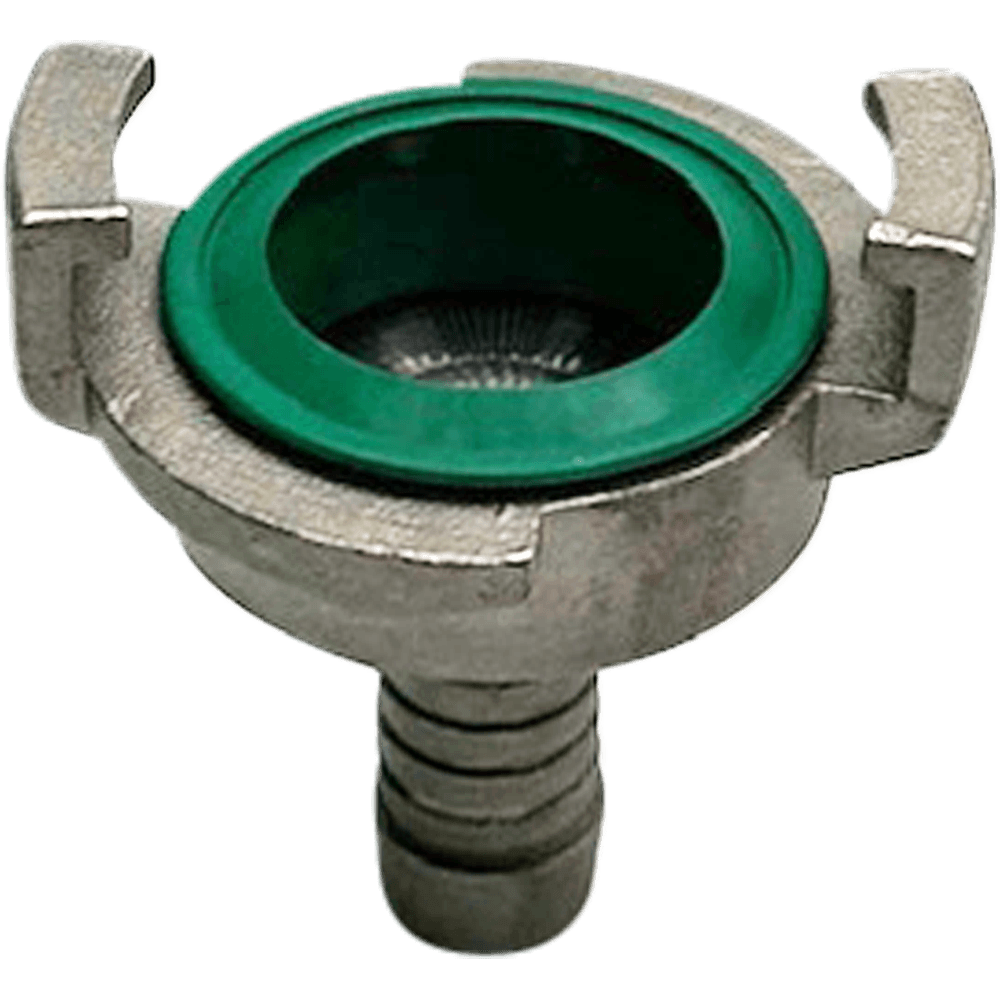 Edelstahl Schnellkupplung mit Schlauchtülle für Wasserschläuche, 13mm Variante für einen 1/2 Zoll Schlauch.