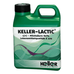 1KG Gebinde KELLER-LACTIC 80 % Milchsäure zur Säuerung von Wein