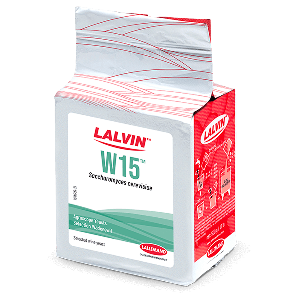 Lalvin W 15 Trockenreinzuchthefe für fruchtige Weißweinvergärung