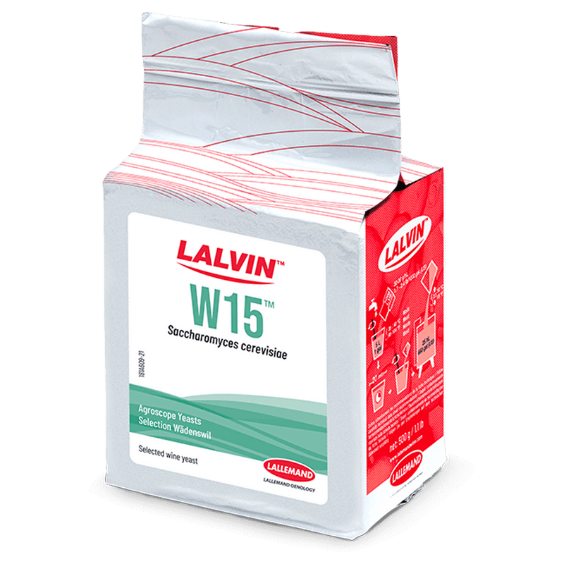 Lalvin W 15 Trockenreinzuchthefe für fruchtige Weißweinvergärung