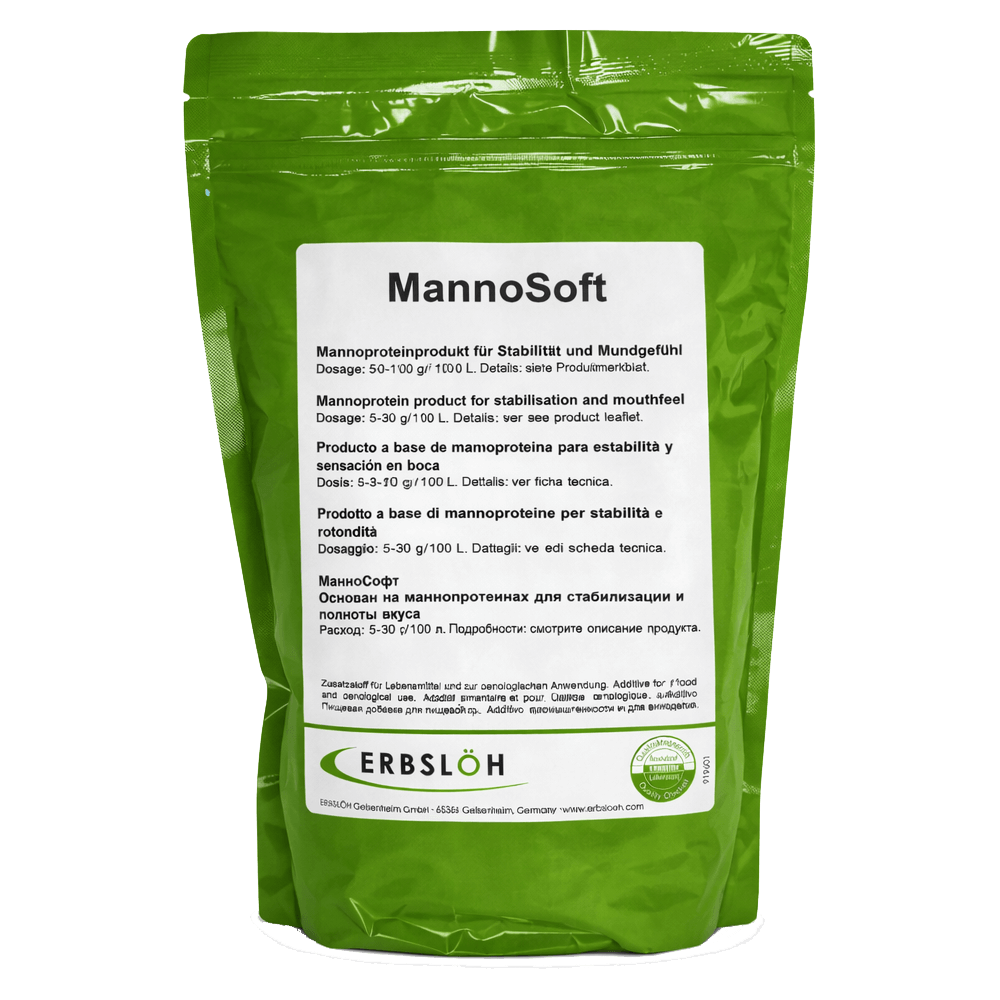 MannoSoft Mannoproteinprodukt zur Verbesserung von Mundgefühl und Stabilität im Wein
