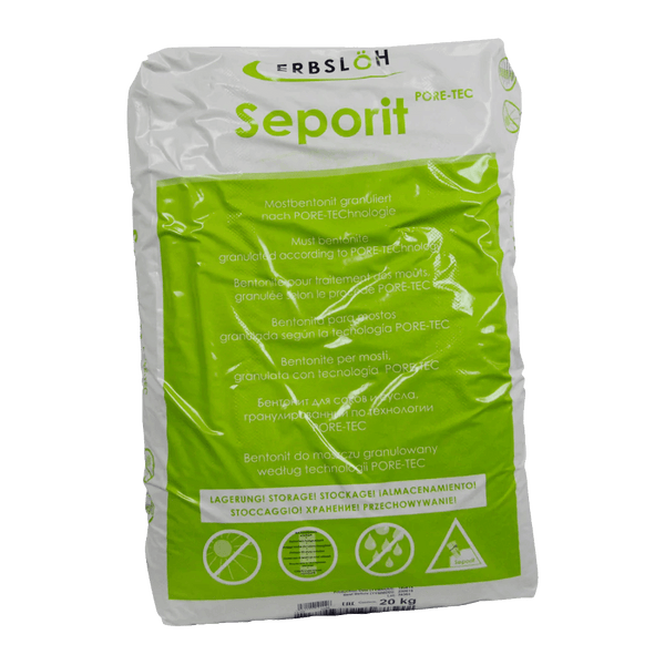 Seporit PORE-TEC Mostbentonit zur Eiweißadsorption und Mostvorklärung von Erbslöh