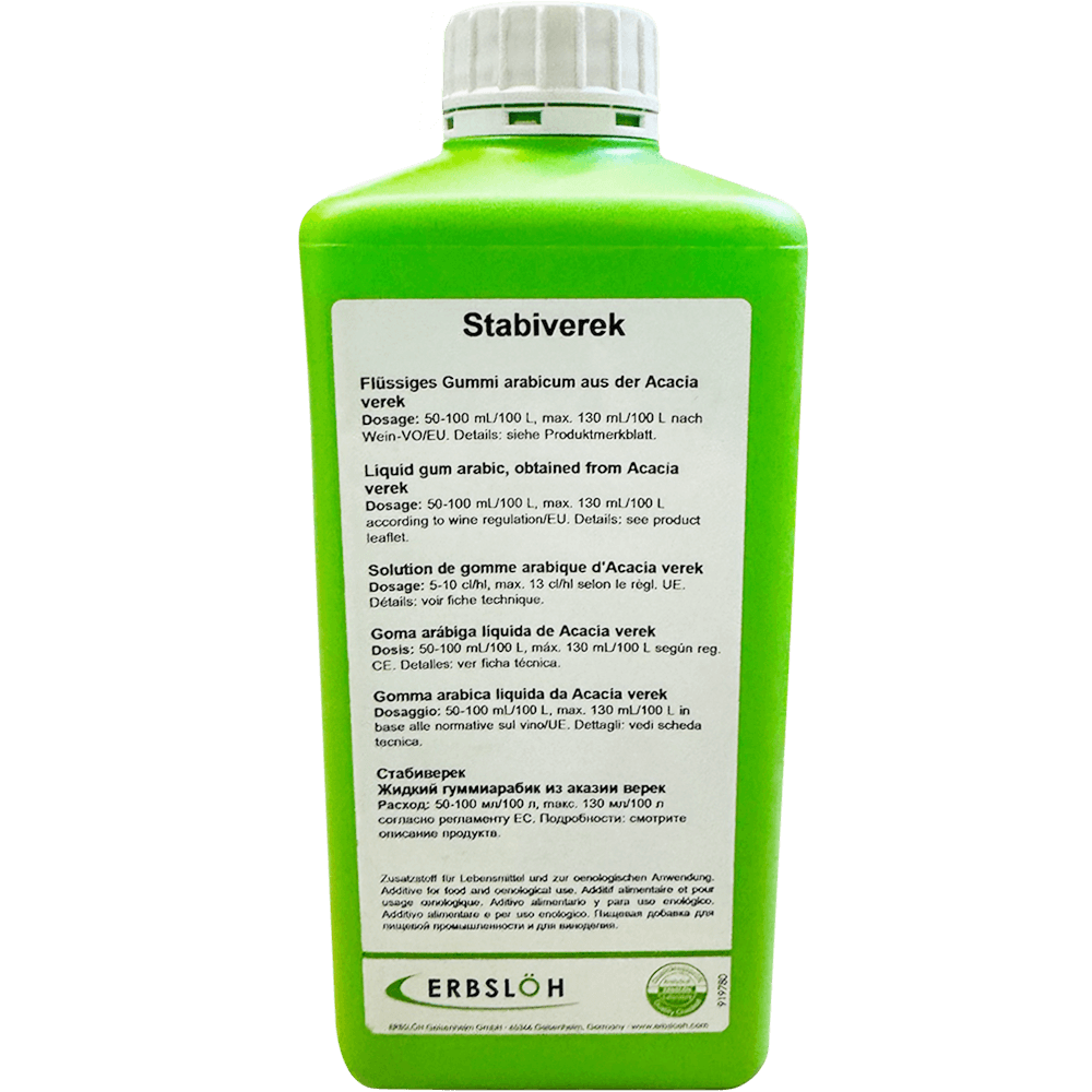 Stabiverek flüssiges Gummi arabicum E414 zur Stabilisierung von Wein