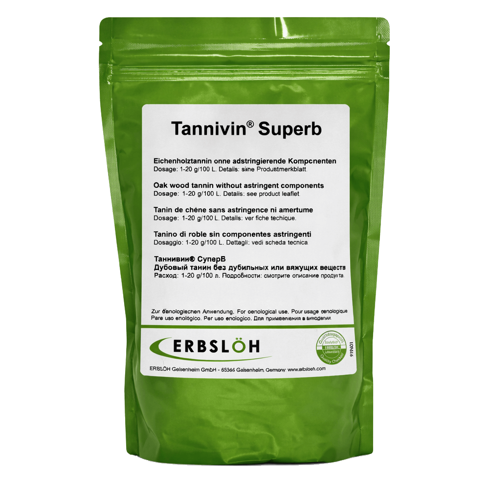 Tannivin Superb Eichenholztannin zur Strukturverbesserung von Wein