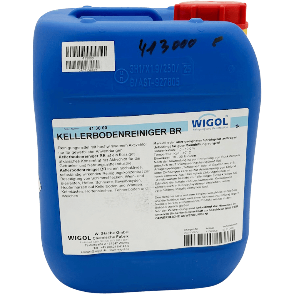 Wigol Kellerbodenreiniger BR 6 kg zur Reinigung von Böden im Weinkeller