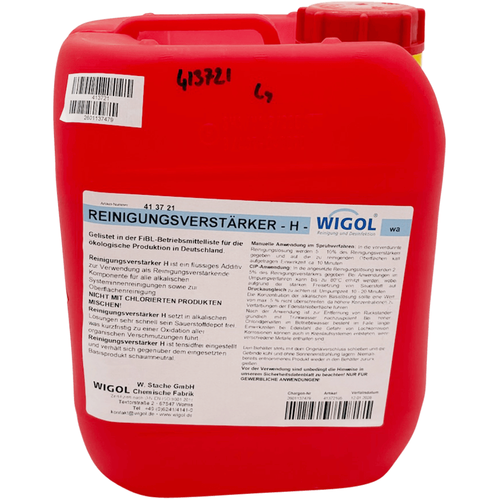 Wigol Reinigungsverstärker H 5 kg zur Verstärkung von Reinigungsmitteln im Weinbau