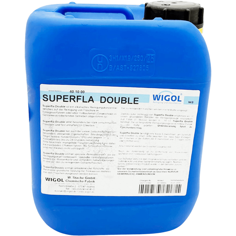 Wigol Superfla Double 6 kg alkalischer Reiniger für Tanks und Anlagen