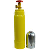 Schwefelflasche Stahlflasche SO2 mit Ventil (2,5 kg ohne Füllung)