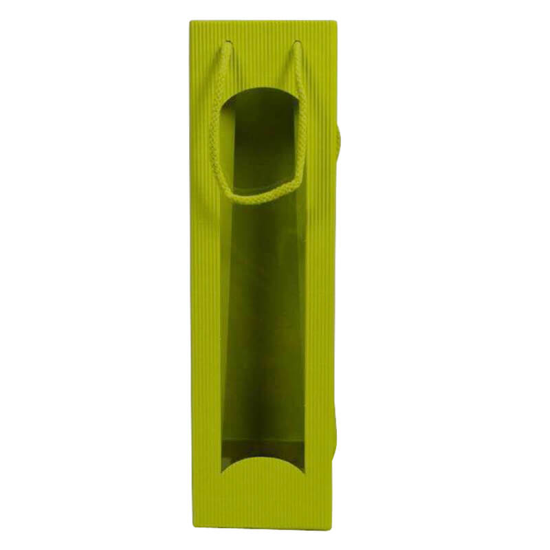Boîte cadeau cannelure ouverte - Lime