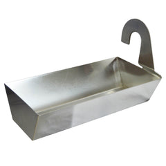 Bac de récupération en inox V2A pour clapet de puisard
