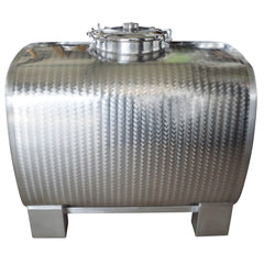 V2A Tranporttank oval 1000 Liter