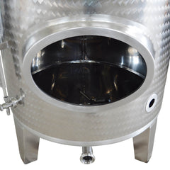 Cuve à vin / de stockage V2A ronde / verticale 1000 litres