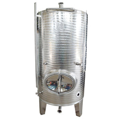 Cuve à vin / de stockage V2A ronde / verticale 1000 litres