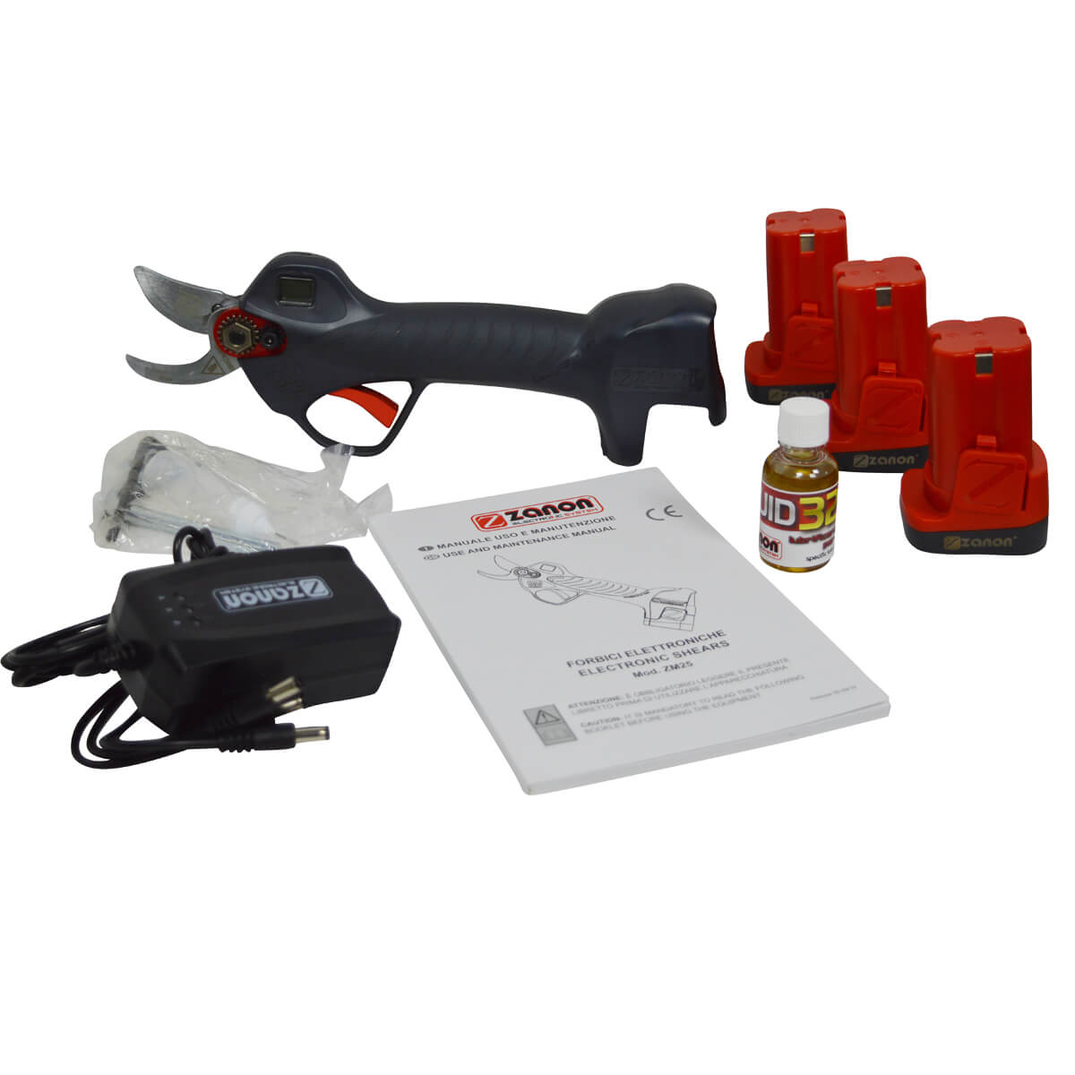Zanon ZM32 Akku Elektroschere (Neues Modell)