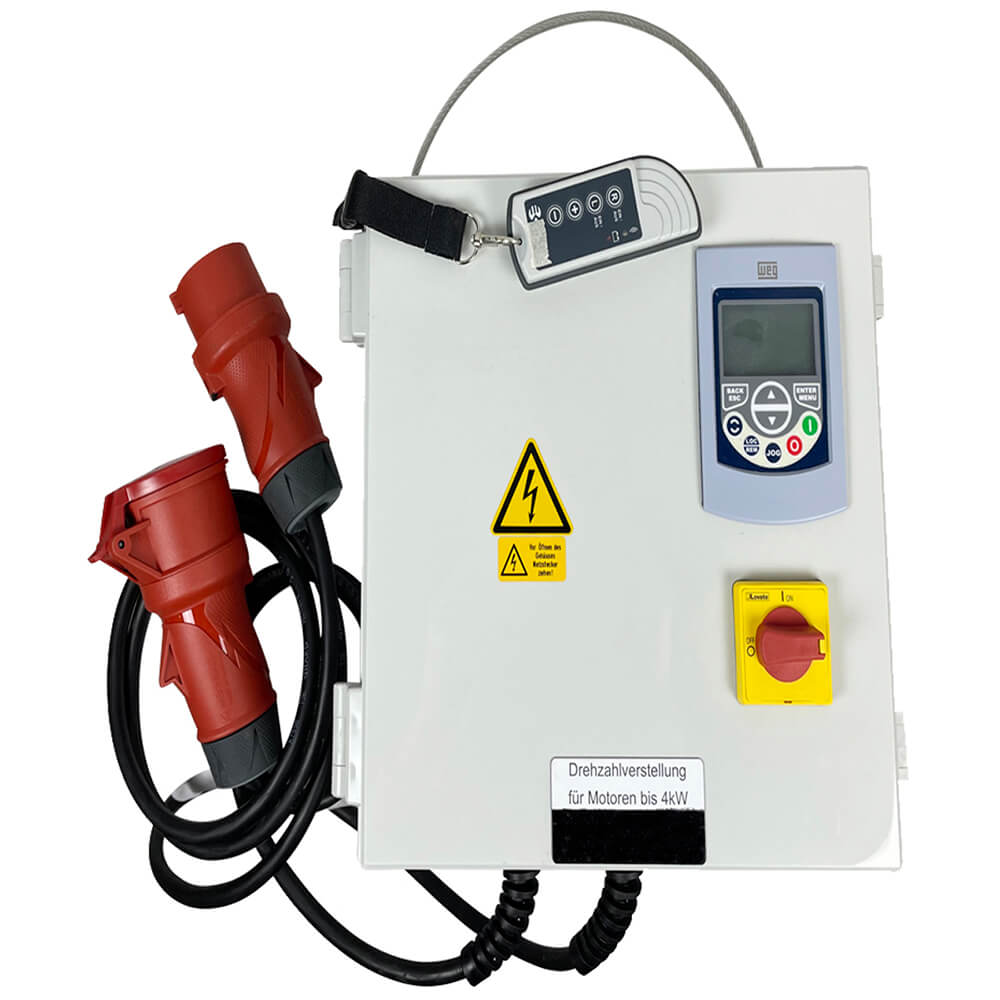 Frequenzumrichter 4 kW mit Funkfernbedienung für Pumpen