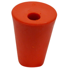 Gummistopfen für Gärröhre 60 mm oben 35 mm unten mit 15 mm schräge Bohrung.