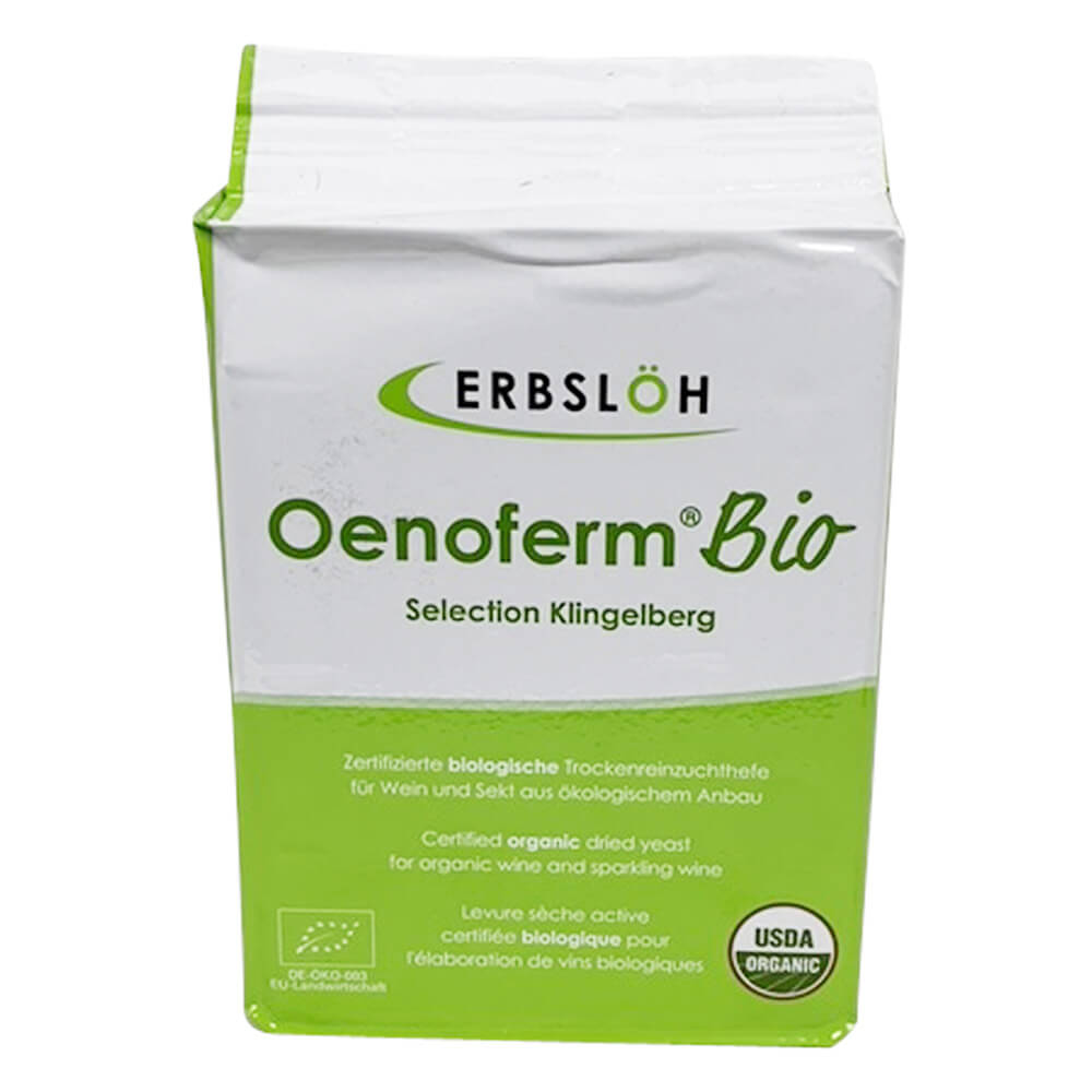 Oenoferm Bio zertifizierte Trockenreinzuchthefe für ökologische Wein- und Sektbereitung