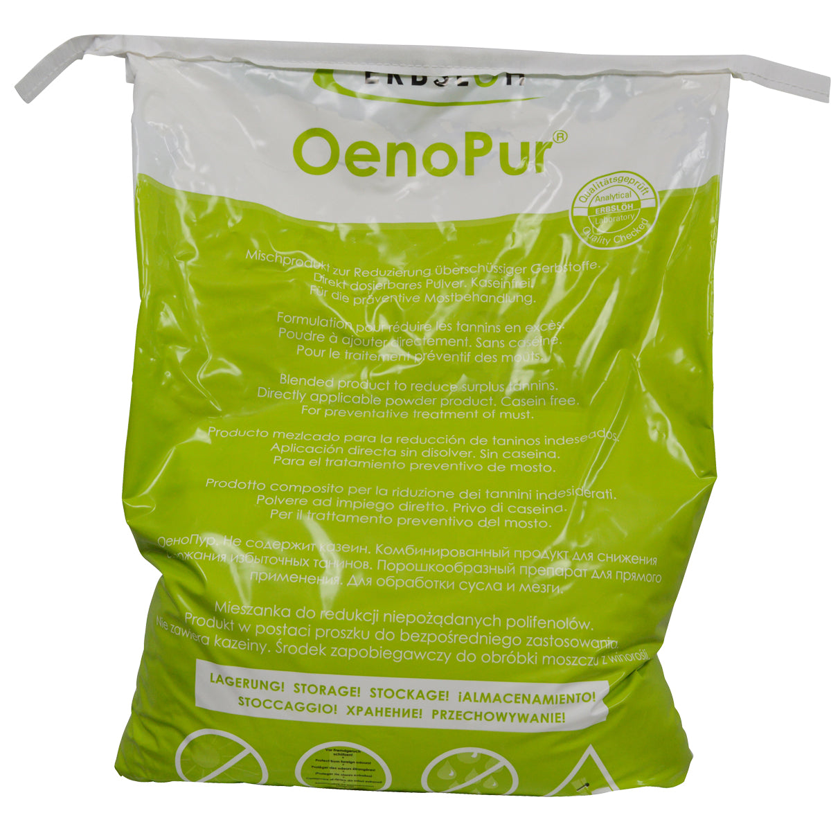 OenoPur® Pulver zur präventiven Mostbehandlung – reduziert Polyphenole und verbessert die Mostklärung