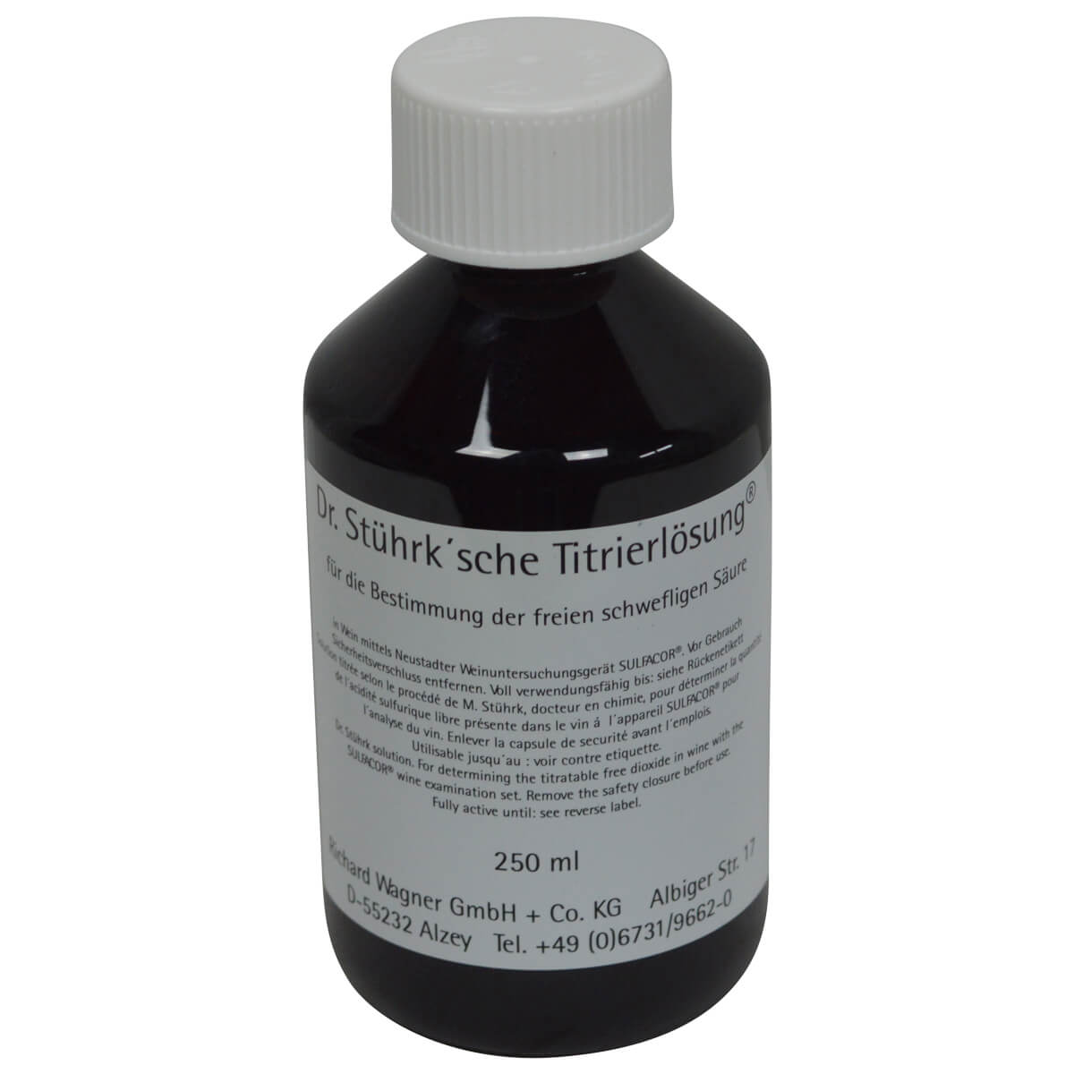 Titrierlösung Freie SO2 von Dr. Wagner zur Bestimmung im Wein